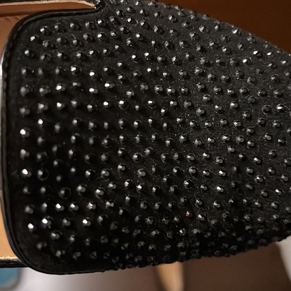 Black rhinestones J Crew flats, worn once. Perfect condition - Picture 5 of 5
